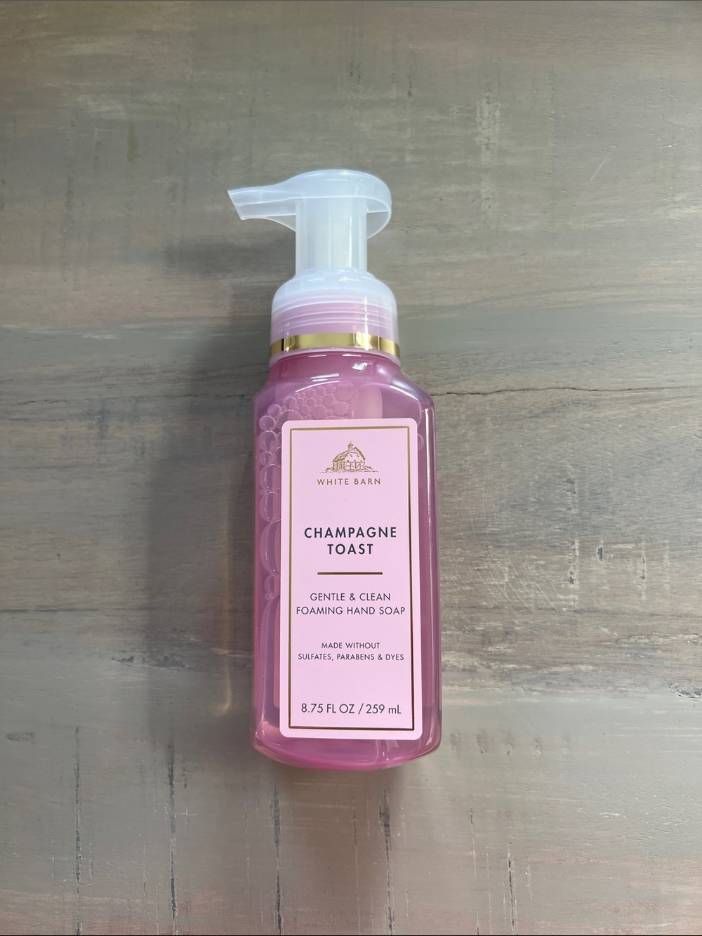 🆕 Bath & Body Works White Barn Pink Champagne Toast Foaming Hand Soap. NWT.